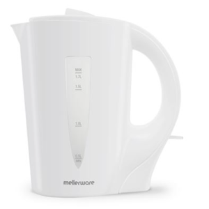 MELLERWARE SABIE'' LOCALLY PRODUCED KETTLE CORDED PLASTIC WHITE 1.7L 2200W 21202WH