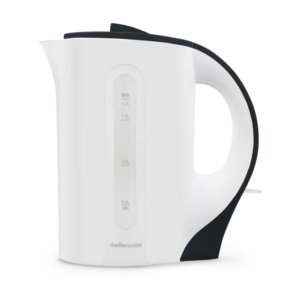 MELLERWARE TUGELA'' LOCALLY PRODUCED KETTLE CORDED PLASTIC BLACK WHITE & BLACK 1.7L 2200W 21203BL
