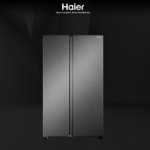 HAIER 514L SIDE BY SIDE FRIDGE FREEZER HRF-668VNFMBL(ZA)