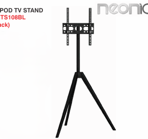 NEON TRIPOD TV STAND N-STS108BL (Black)