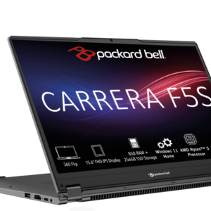 PACKARD BELL CARRERA-F5S  15.6'' AMD RYZEN 5 | 8GB + 256GB FLEX TOUCHSCREEN LAPTOP